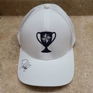 Swannies White Golf Hat Davis Love Signature